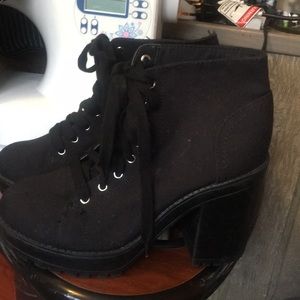 Black H&M booties
